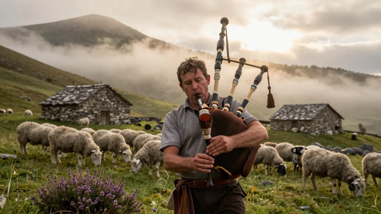 Quels sont les instruments folkloriques les plus utilisés en France et dans les régions voisines ?