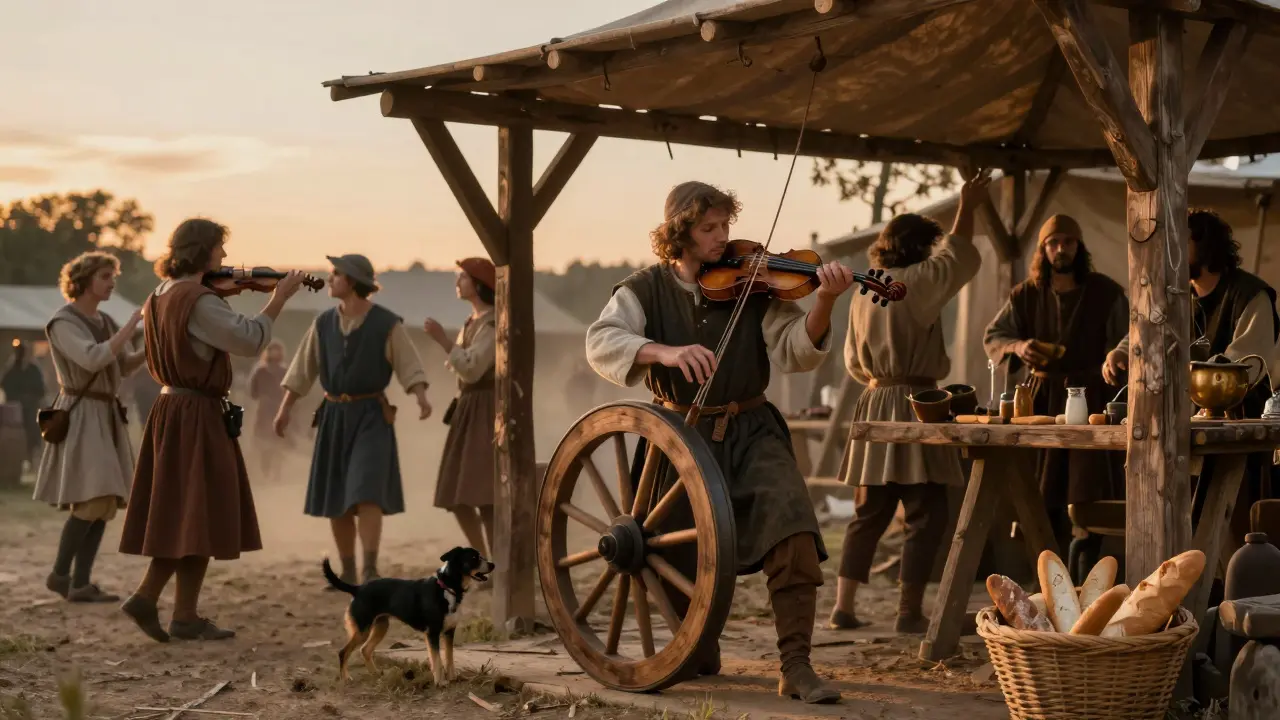 Quels sont les instruments typiques de la musique médiévale en Europe ?